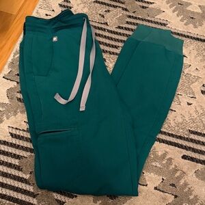 Figs hunter green scrubs